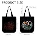 Canvas Tote Bag Embroidery Kit with Pattern, Beginner Embroidery Kits for Adults, Arts and DIY Crafts Embroidery Starter kit, Include Stamped Embroidery Bag, Embroidery Hoops, Color Threads and Tool.