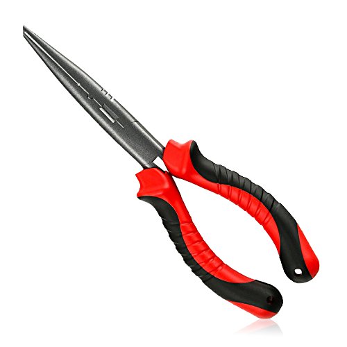 Alicate de pesca, Andoer Alicate de pesca portátil Removedor de isca de peixe tesoura cortador de li