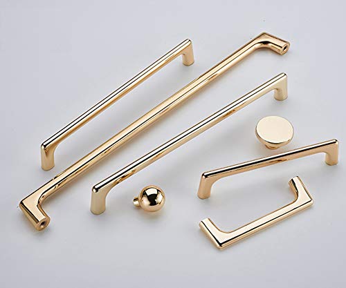 BOZONLI Golden Cupboard Handles - Kitchen Door Handles & Drawer T Bar Pulls (224mm, 2 Pack) - Image 2