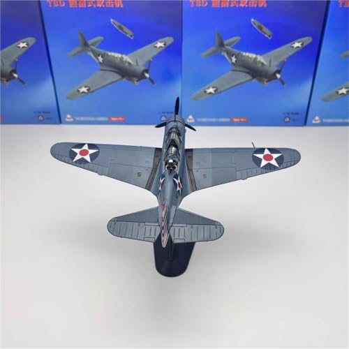 Bombardero TBD escala 1:72 modelo de metal fundido a presión de torpedero militar coleccionable 5