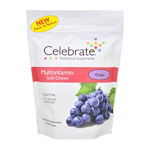 Celebrate Multivitamin Soft Chew - Grape - 60 Count