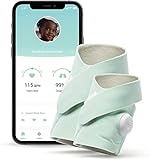  Owlet Smart Sock Plus, Pack de crecimiento Smart Sock 3 Para los niños de 0 meses a 5 años - Verde Menta