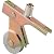 Prime-Line B 702 Screen Door Roller Assembly, 1-Inch Steel Wheel,(Pack of 2)