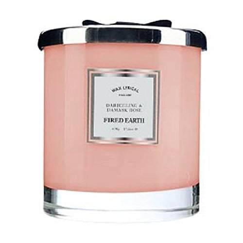 Candela profumata in cedro bianco con 2 stoppini e...