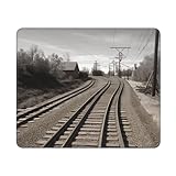 Desk Mat Bahnstrecke Stabilität Tischunterlage Rutschfester Gaming Mauspad Für Studium Computer Tastatur 25X30Cm