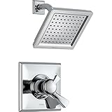 Delta Faucet Dryden 17 Series Dual-Function Shower Trim Kit with Single-Spray Touch-Clean Shower Head, Chrome T17251 (Valve Not Included)