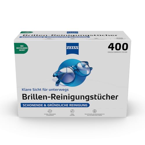 Zeiss feuchte Brillenputztücher (400 St.) – Ansicht 1