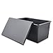 Astra Gourmet Pullman Loaf Pan With Cover/Baking Mould Cake Toast Bread Mold/Non-Stick Toast Box with Lid, 12 x 4 x 3 inch