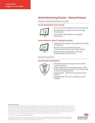 Image of Sierra Wireless Airlink RV55 LTE Includes 1-Year AirLink Complete (LTE CAT4-1104335)