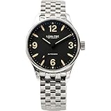 Lum-Tec C6 Automatic Wrist Watch | Polished Steel Wrist Watch Band