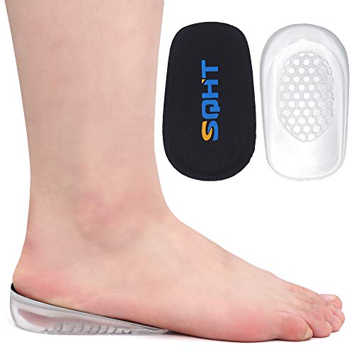 Sqht's Heel Lift Inserts, Shoes Lifts, Height Increase Insoles For Leg Length Discrepancies (Large - 1" Height) #TOP7
