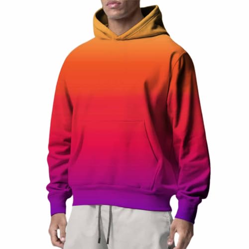 Sudadera manga larga para hombre en color granate talla XXXL muscle fit