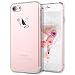 Produktbild GrandEver Kompatibel mit Hülle Apple iPhone 7 Transparent Weiche Silikon Klar Handyhülle Gel TPU Bumper Durchsichtig Schutzhülle mit Lieblich Essen Apple Muster Anti-Kratzer Slim Soft Case Cover