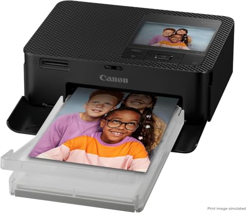 Image of Canon SELPHY CP1500 Wireless Compact Photo Printer White Bundle with KP-108IN Color Ink & Paper Set, Slinger Alpine 160 Shoulder Bag, Power Adapter, Paper Cassette and AC Cable (Black)
