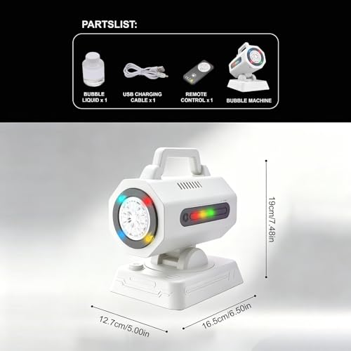 Machine à bulles télécommande pour animer facilement vos soirées - 6