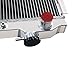 ALLOYWORKS 3 Row Aluminum Radiator for Toyota Land Cruiser 80 Series 1HZ 1HDT FZJ80 Turbo Diesel AT/MT 1990-1998
