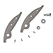 Klein Tools 89555 Replacement Blades for Tin Snips Klein Tools Cat. No. 86556 Cut Tin, Copper, Aluminum, More