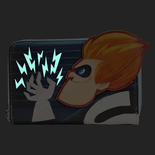 Loungefly Disney Pixar Moments Incredibles Syndrome Faux Leather Zip Wallet2