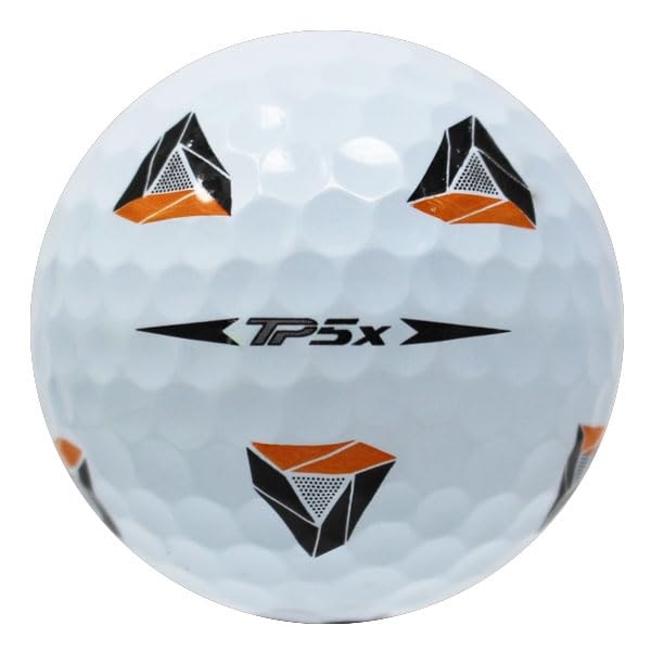 LostGolfBalls - Recycled & Used TP5 X Pix TR Golf Balls for Taylormade, Mint Condition, AAAAA Quality, White