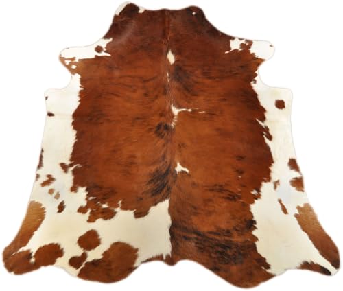 Kuhfelle Online & Nomad KUHFELL STIERFELL BRAUN Weiss 210 x 200 cm KUHFELL Teppich