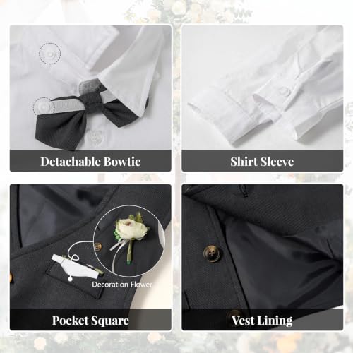 Image of Volunboy Boys Suit Formal Wedding Guest Dress Clothes