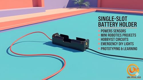 Image of Pack of 5 18650 Battery Holder Single Battery holder with Wire Leads for lithium battery