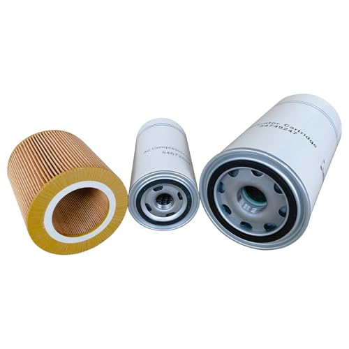 Image of Filter kit 54749247 54672654 89295976 is Compatible with air compressors and is Suitable for Filter Replacement kit Compatible with Air Compressor UP6-15 UP6-30