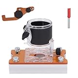 Wshxjzyay Router Base, Furniture Wood Trimmer Router Base, 2-in-1 woodworking trimmer slotting auxiliary positioning bracke, Suitable for Inside Diameter 65mm Trimming Machine