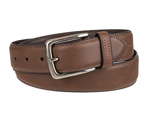 Columbia Men's Trinity Logo Belt-Casual Dress with Single Prong Buckle for Jeans Khakis - Image 2