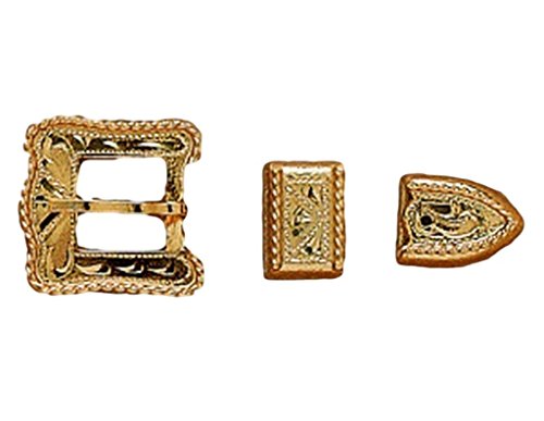 M&F Western Hatband Buckle Mens 3 Piece Set 3/8