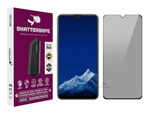 Image of Anti-Spy Privacy Tempered Glass Compatible For Oppo A11k / A12 [Pack of 1]. 9H Hardness, Anti-Scratch, Edge-to-Edge Protection With Easy Installation Kit & Case Friendly Fit.