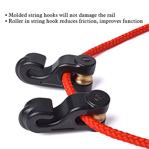 Elong Crossbow Cocking Device Crossbows Cocker Rope Double Handle 3 Finger Strings Cocking Tool - Thumbnail 3