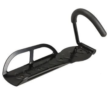 FASTPED Wall Mounted Strong Iron Bike Hanger, Bike Storage Mount Hook Holder , Pack of 1 , Black