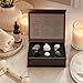 Juniful Unic Taurus Zodiac Energy Set-6 Grounding Crystals for Stability & Wealth & Love Gift for Women & Zodiac Lovers Pyrite Rose Quartz + 4 More in Luxury Box