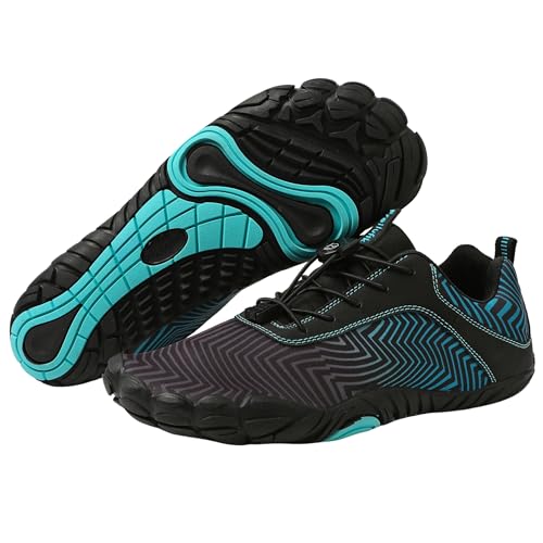 Freiluftkind Overland Barefoot Shoes idrorepellenti e Foderati (Turchese/Misura 45) – Scarpe...