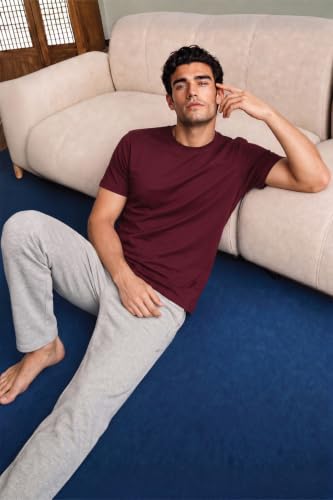 Image of Van Heusen Men's Crew Neck T-Shirt - Soft & Breathable Cotton | Regular Fit | Comfortable Everyday Casual Wear | Short Sleeves | Summer Favorite |Solid Colors | Style 60052|Available in Pack of 1 & 2