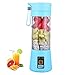 1 PCS Presse-Agrumes électrique Portable Mélangeur de jus de Fruits Rechargeable USB pour Smoothies, Boissons glacées, Aliments pour bébés