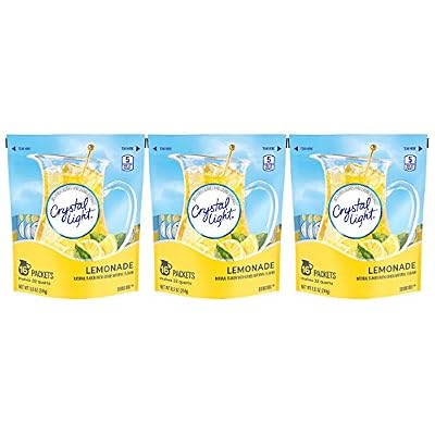 Crystal Light Lemonade Drink Mix - 8.6 oz - 16 ct - 3 pk, Packaging May Vary