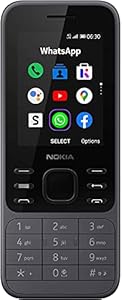 Nokia 6300 4G mobiele telefoon, houtskool