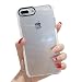 KERZZIL iPhone 8 Plus Case, iPhone 7 Plus Case, Clear Anti-Scratch Shock Absorption Full Protective Cover Case Compatible for Apple iPhone 8 Plus/iPhone 7 Plus - White