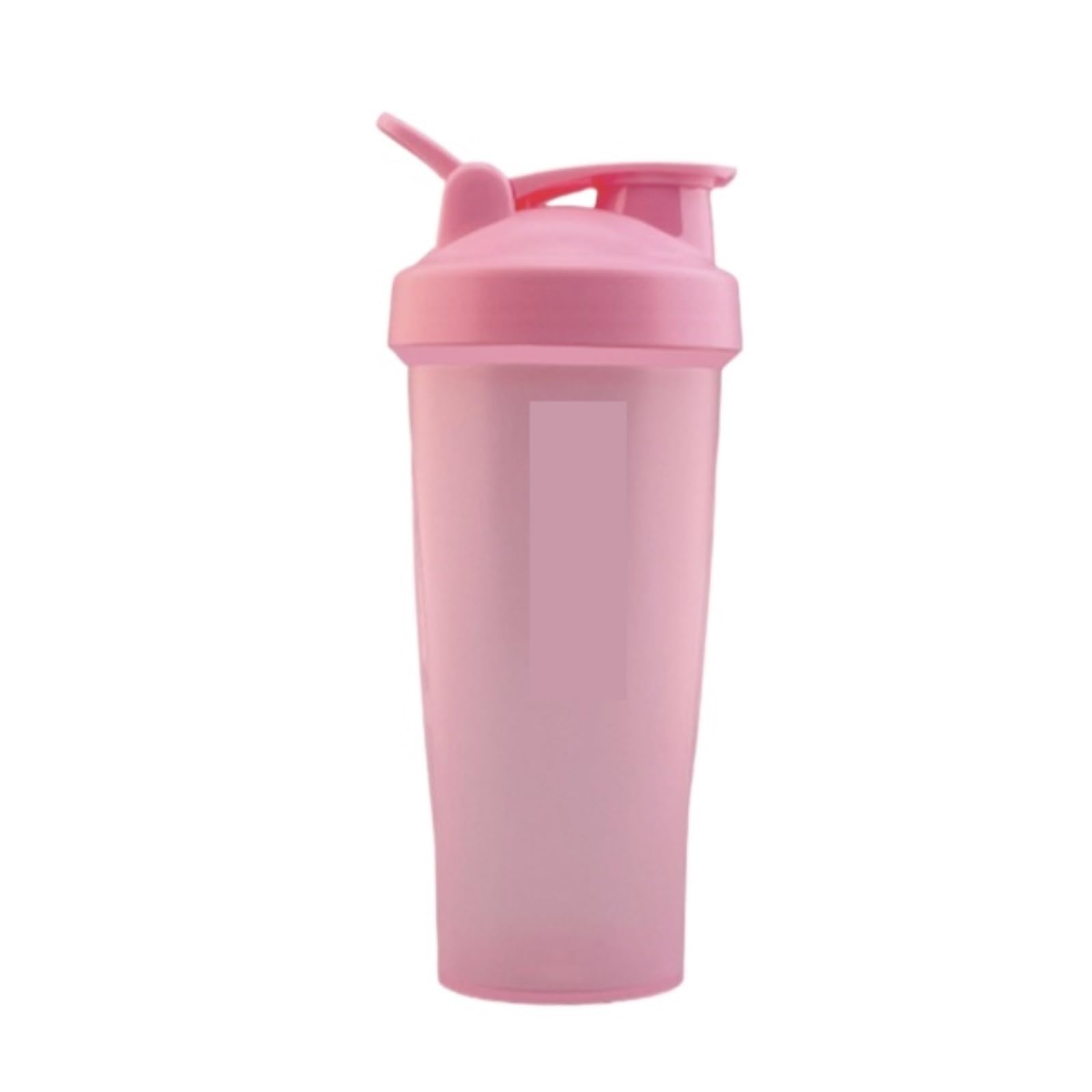 Butelka,Szczelna Wstrząsający Kubek Proteinowy W Proszku Mleczny Koktajl Sportowy Butelka Na Wodę Fitness Plastikowy Kubek Na Wodę Napoje(Pink)
