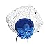 Fascinators Hair Clip Headband Pillbox Hat Bowler Feather Flower Veil Wedding Party Hat, Royal Blue, One Size