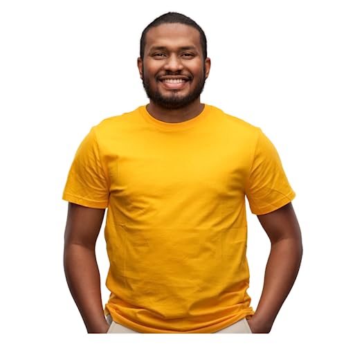 Image of Titox Regular Fit Pure Cotton Round Neck T-Shirt for Men & Women