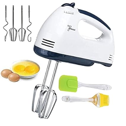 HUMANITY Electric Beater High Speed, Electric hand mixer egg beater machine for cake and whipping cream, Electric Hand Blender for Kitchen, Beater for cake cream, 7 speed (260watt)