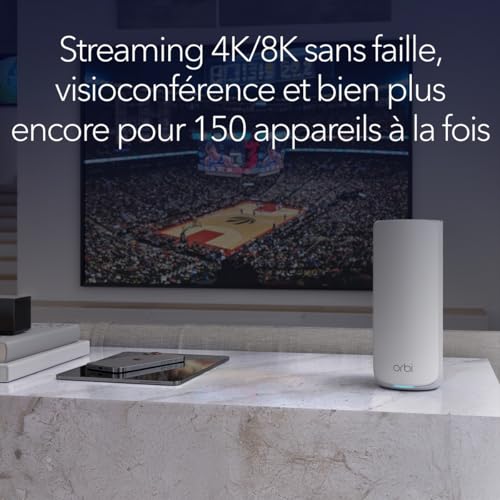 Netgear Orbi WiFi 7 Série 870 Satellite RBE870B - vue 5