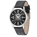 FÜHL DICH WOHL - Das geschmeidige Lederarmband und die Leichtigkeit der Armbanduhr sorgen für ein angenehmes Tragegefühl. Stich heraus und fühl dich dabei so wohl wie zuhause auf dem Sofa.