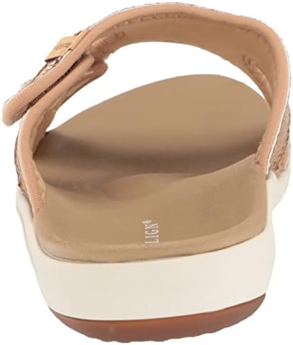 REVITALIGN Women's Comfort Slide Sandal, TAN, 9 Wide | Image 2