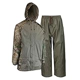 West Chester RE46200 Waterproof Rain Jacket and Pants Set: Realtree Xtra Camo, Large