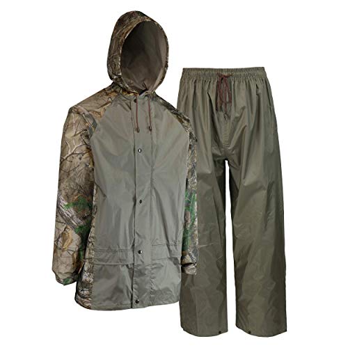 West Chester RE46200 Waterproof Rain Jacket and Pants Set: Realtree Xtra Camo, X-Large
