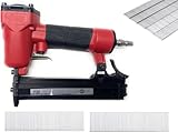 Di Tutto Per Tutti® Set 2 in 1 Chiodatrice Pneumatica 18GA F30 Ad Aria Compressa Pistola per Chiodi 10-30mm | Sparachiodi dritto Chiodatrici + 5000 Chiodi F30 30mm